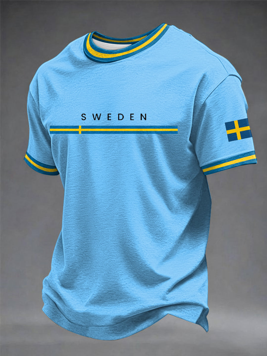 Men's Swedish Art Printed T-shirt
