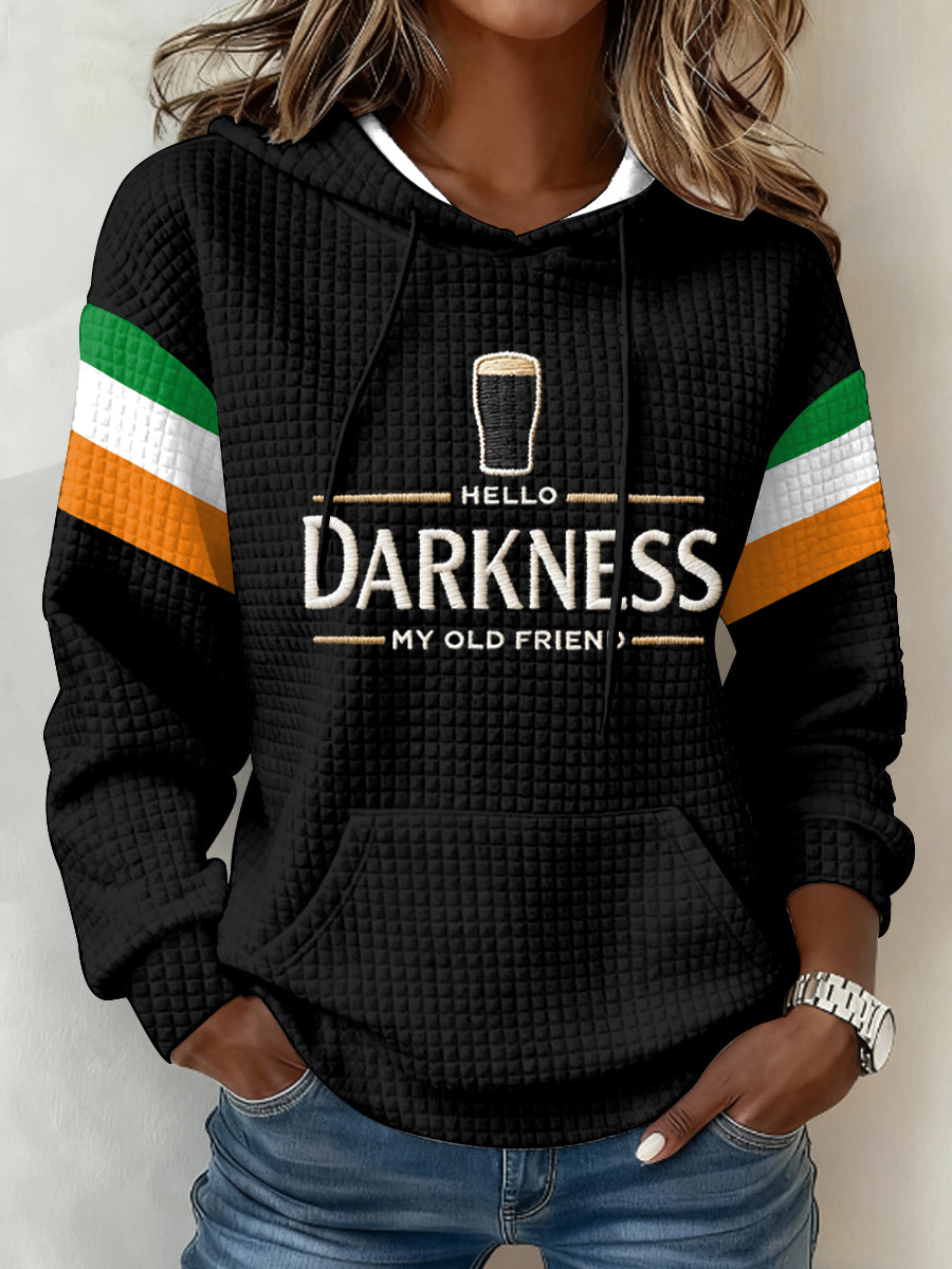 Ladies hello darkness My old friend with hooded