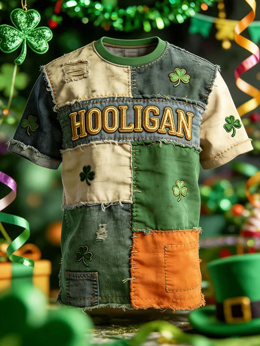 Men's St. Patrick's Day Printed Casual T-shirt