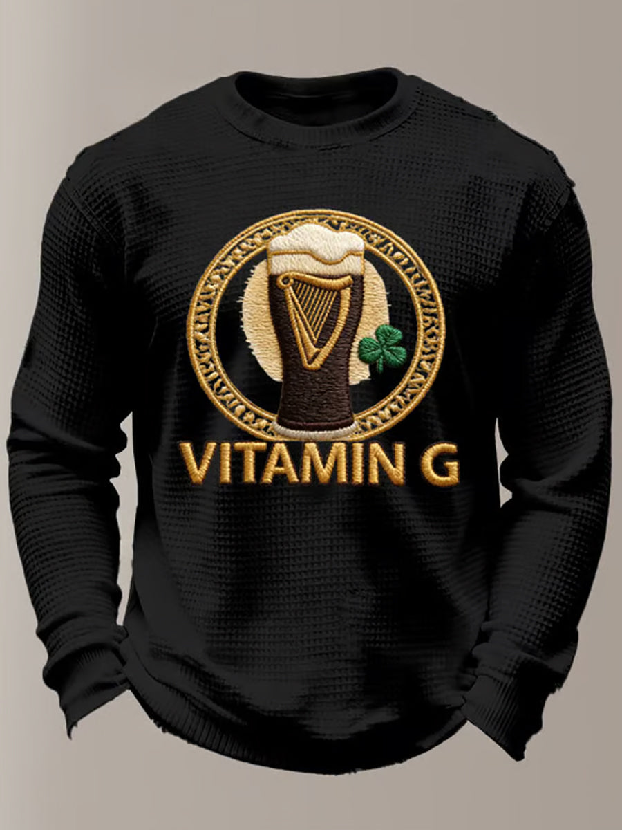 Men's St. Patrick's Day Printed Casual Top