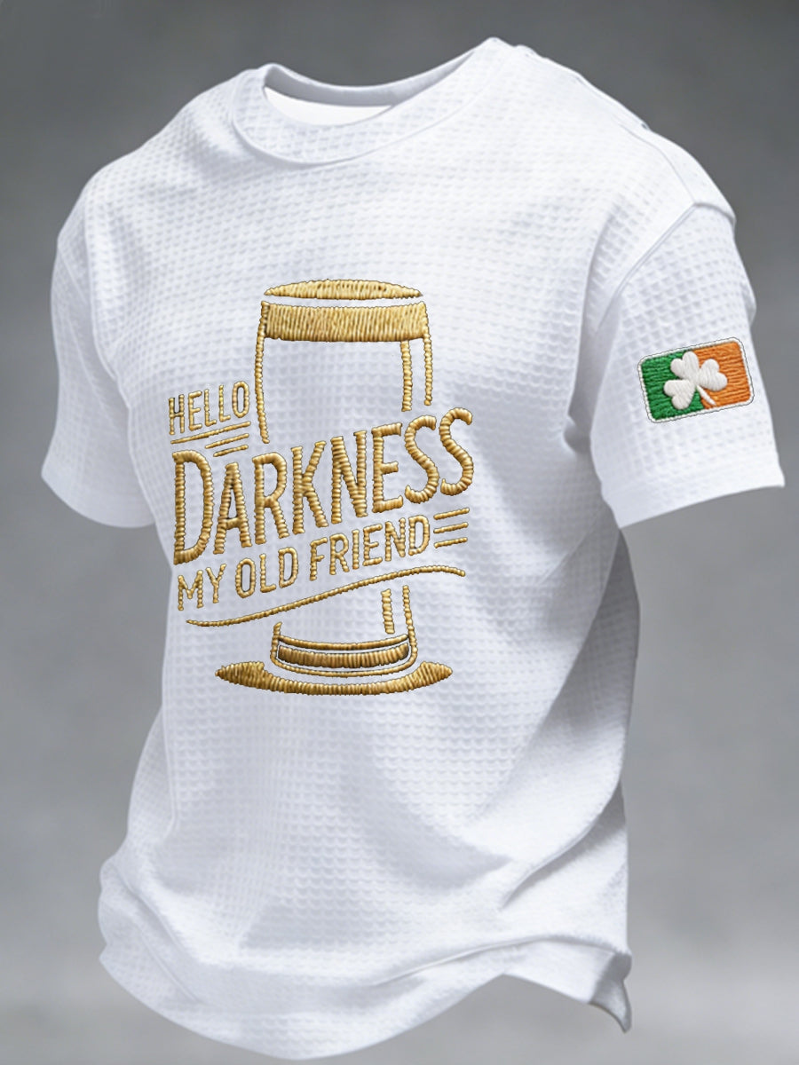 Lord have mercy My old friend Waffle short sleeves T-shirt