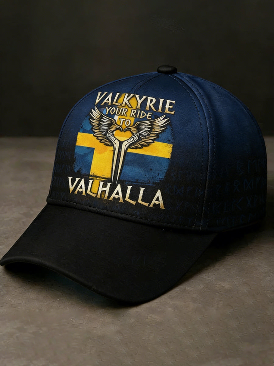 Unisex Swedish Viking-Style Print Hat