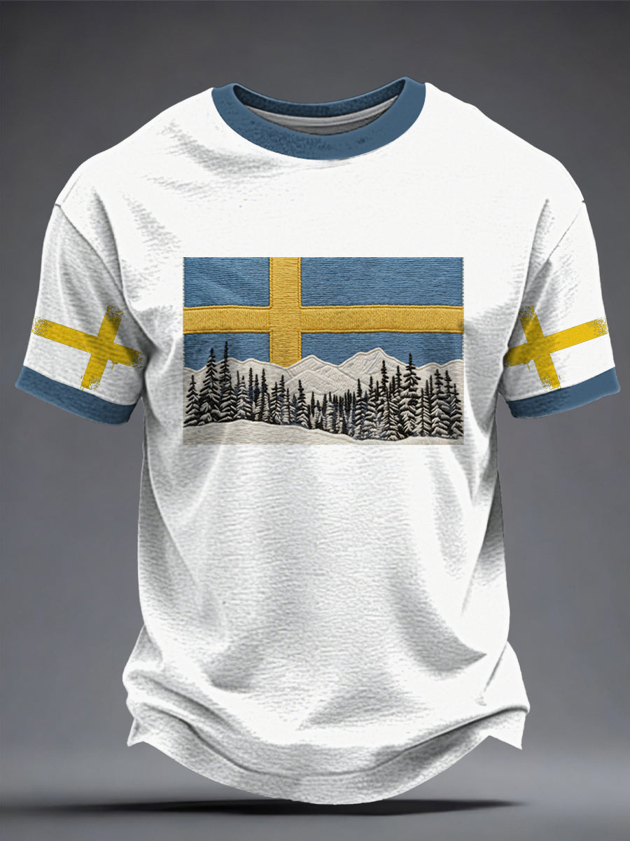 Men's Swedish Flag T-Shirt