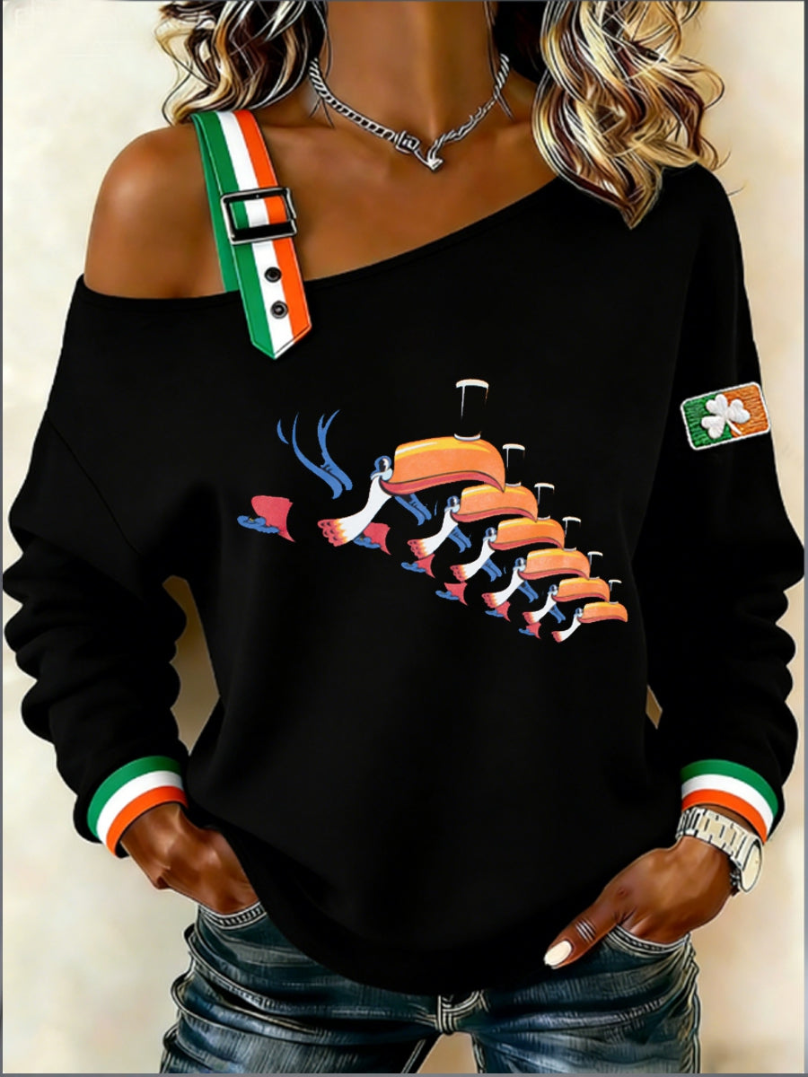 Women's Irish St. Patrick's Day Toucan Sweatshirt