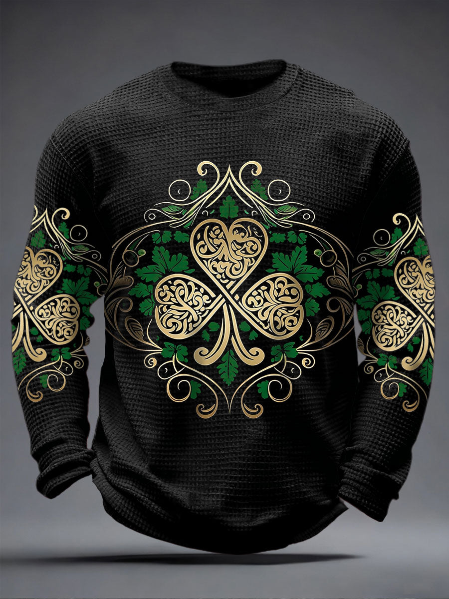 Mäns St. Patrick's Day tryckt Casual T-shirt