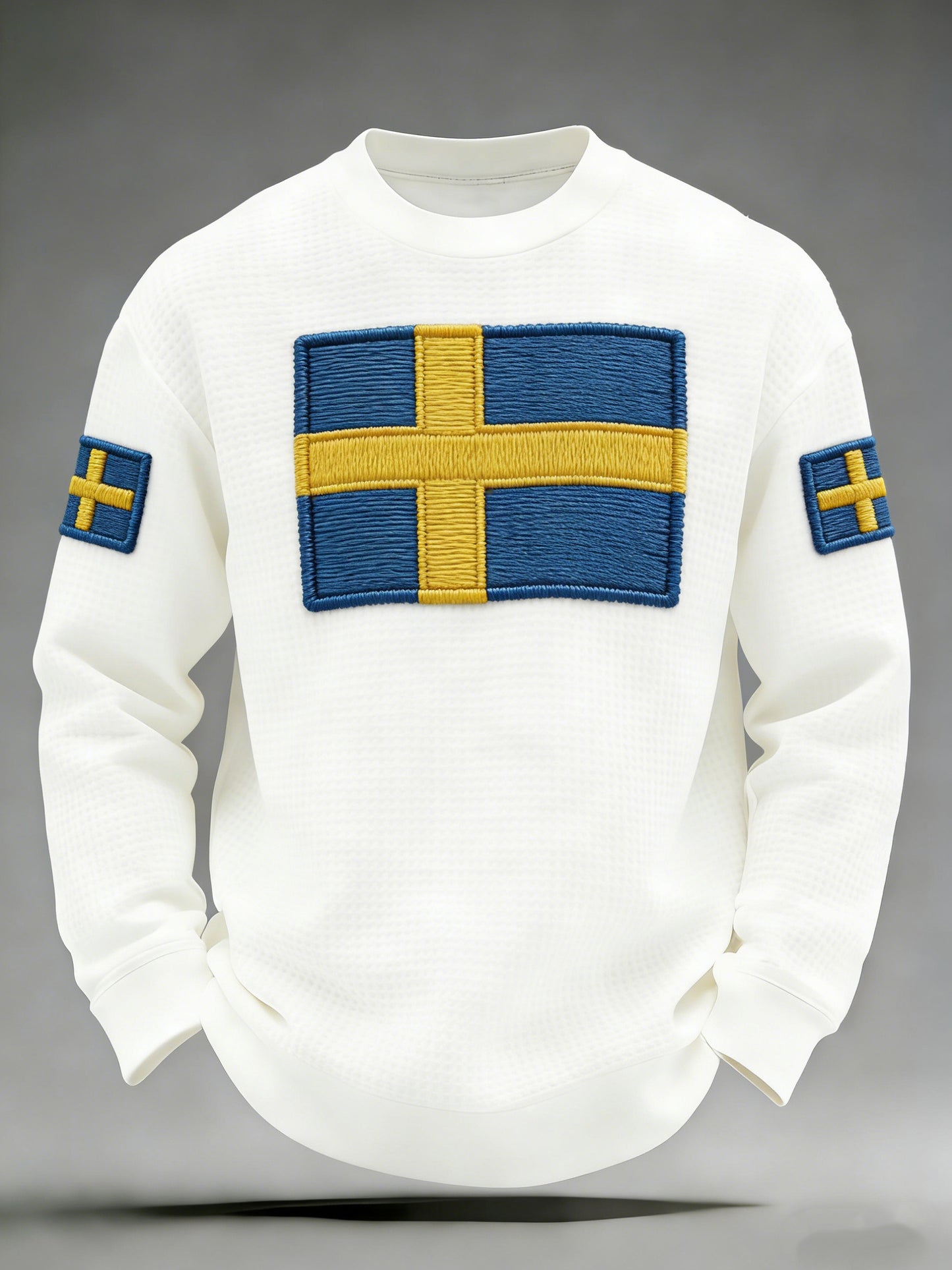 Mäns svenska Viking Tryck T-shirt