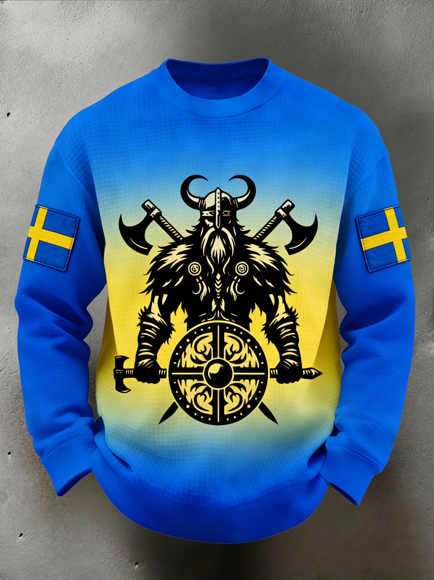 Men's sweatshirt with Swedish Viking print