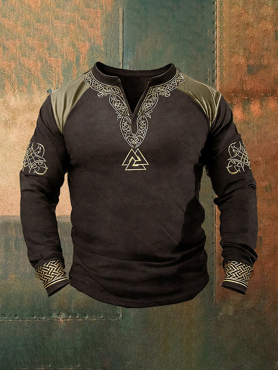 Men's Viking long-sleeved T-shirt
