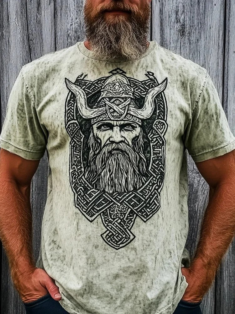Mäns Viking T-shirt