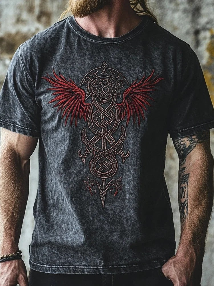 Men's Viking knit with print