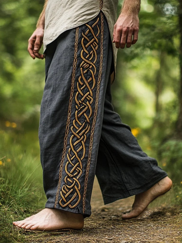 Men's Viking print trousers
