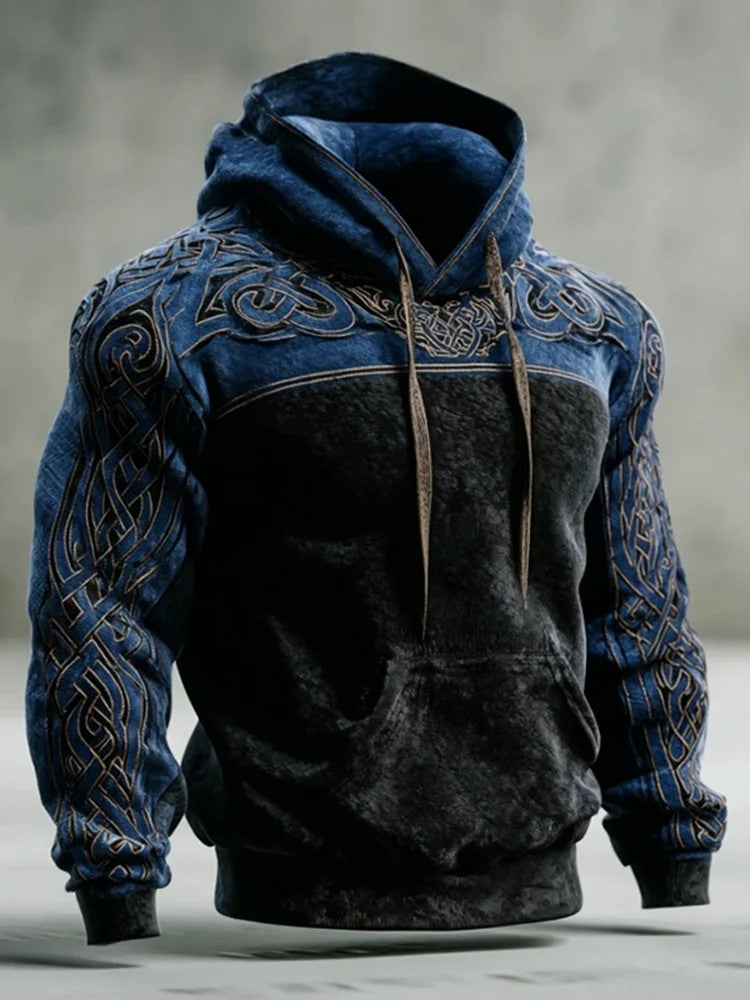Men's Viking T-shirt with printed pattern