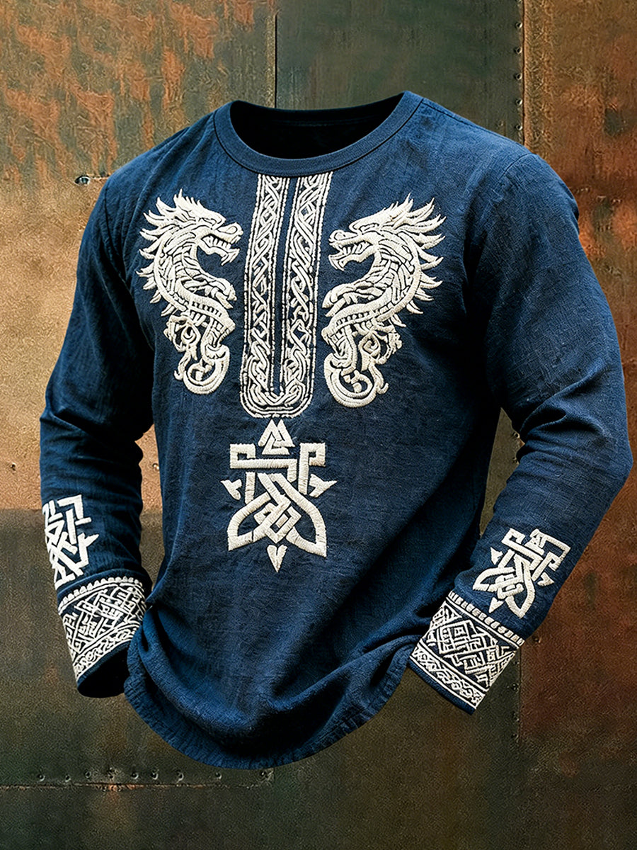 Men's Viking long-sleeved T-shirt