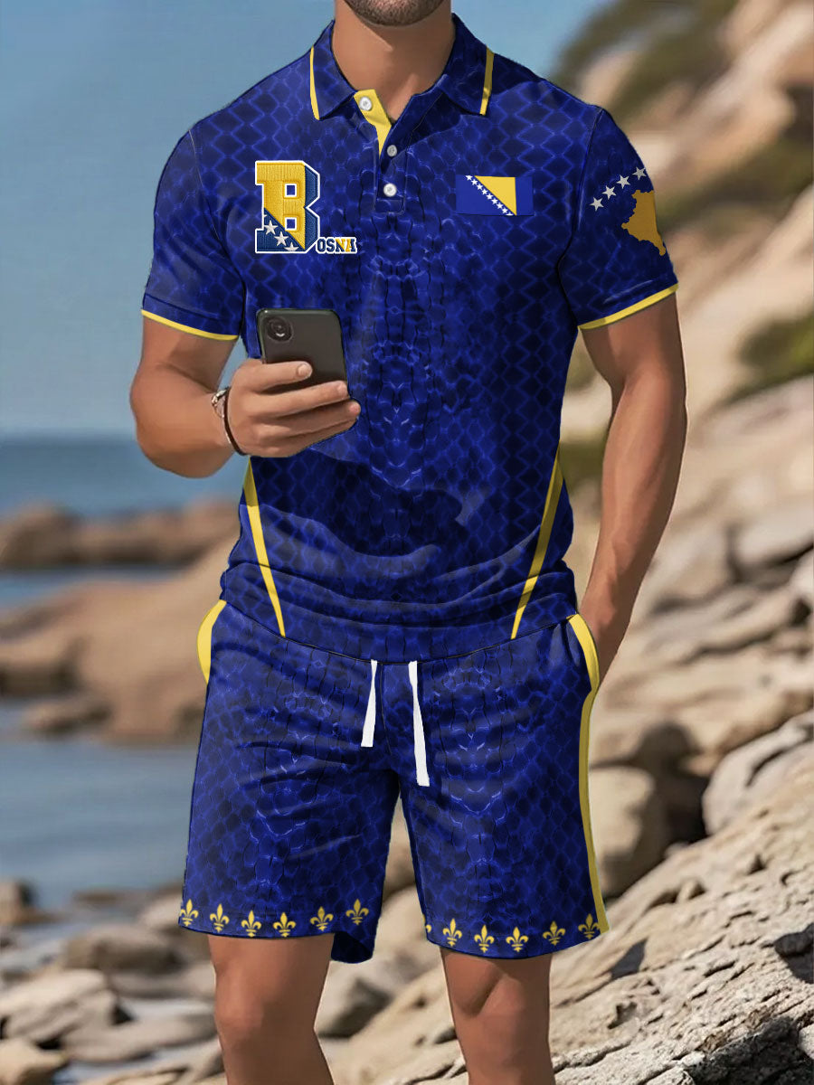 Mäns Bosnia fotboll älskare ZMAJEVI Tryckta sets