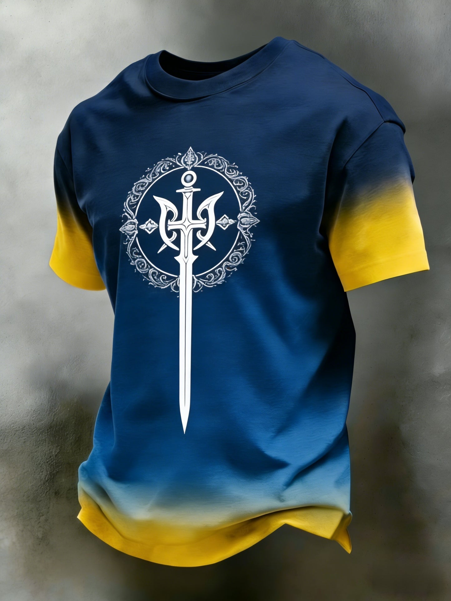 Retro viking svensk fotbollsflagga märke kortärmad t-shirt