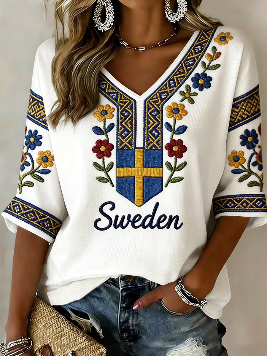 Women's Desert Black Printed Everyday Sweatshirt