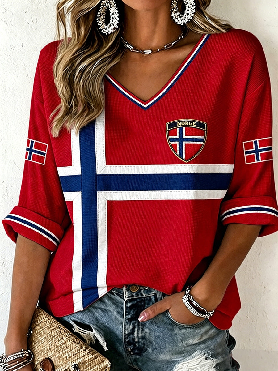 Kvinnelig Norge V-udringet topp
