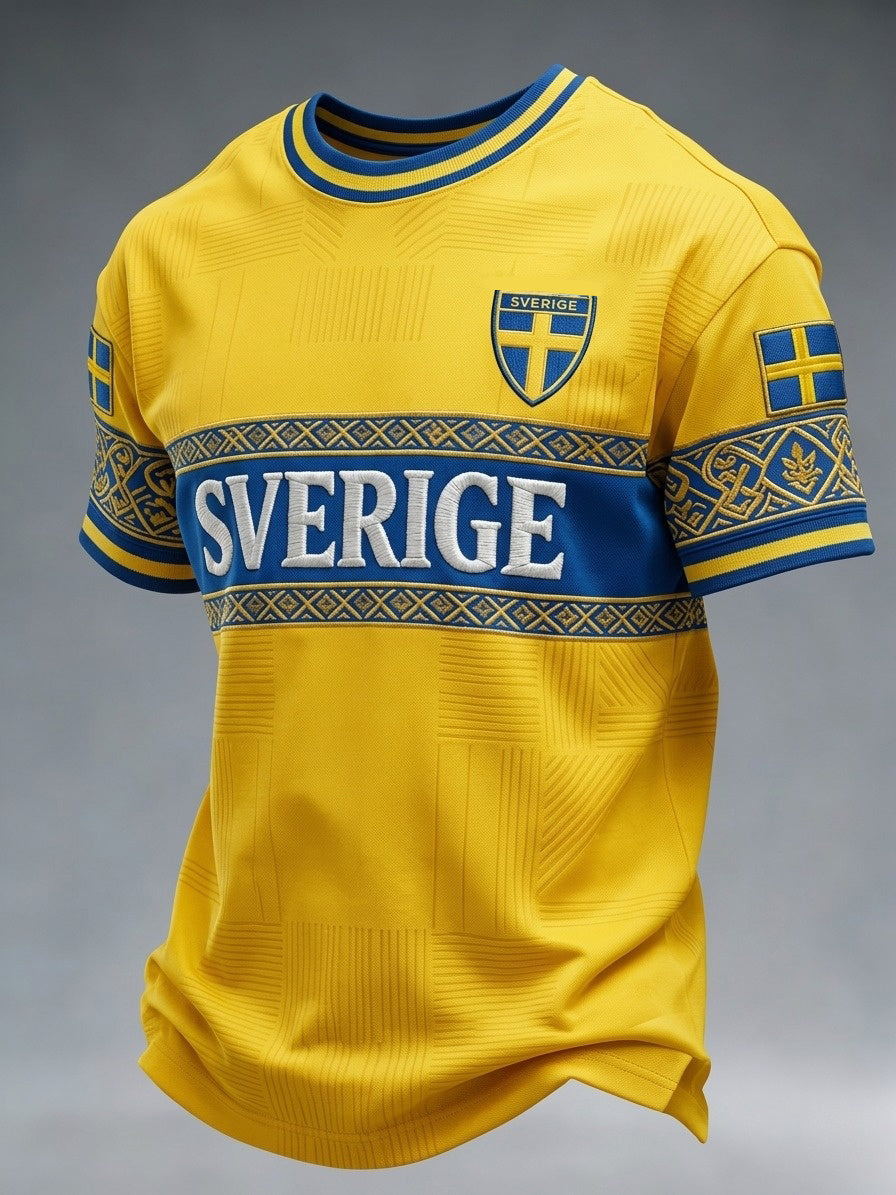 Men's T-shirt with print: Swedish Football Scholar 2026