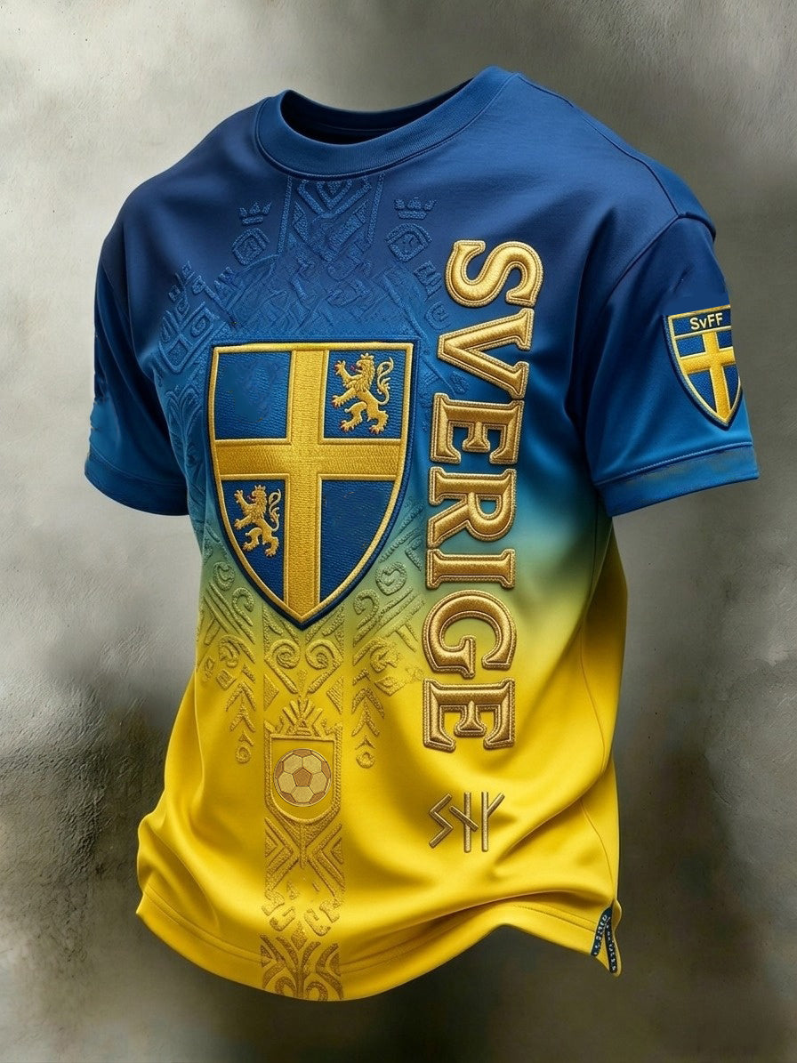 Men's T-shirt with print: Swedish Football Scholar 2026