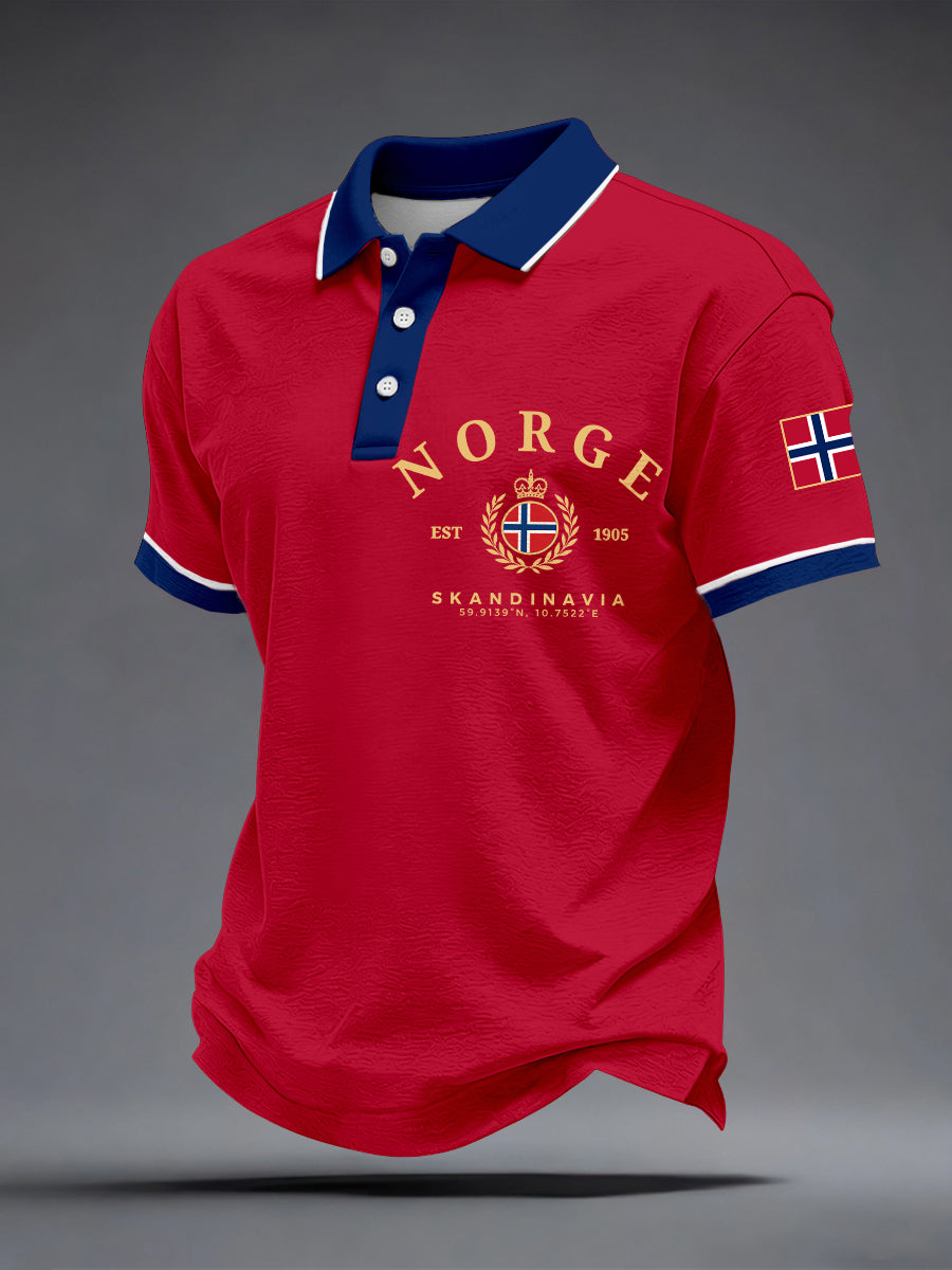 Men's Norwegian polo shirt