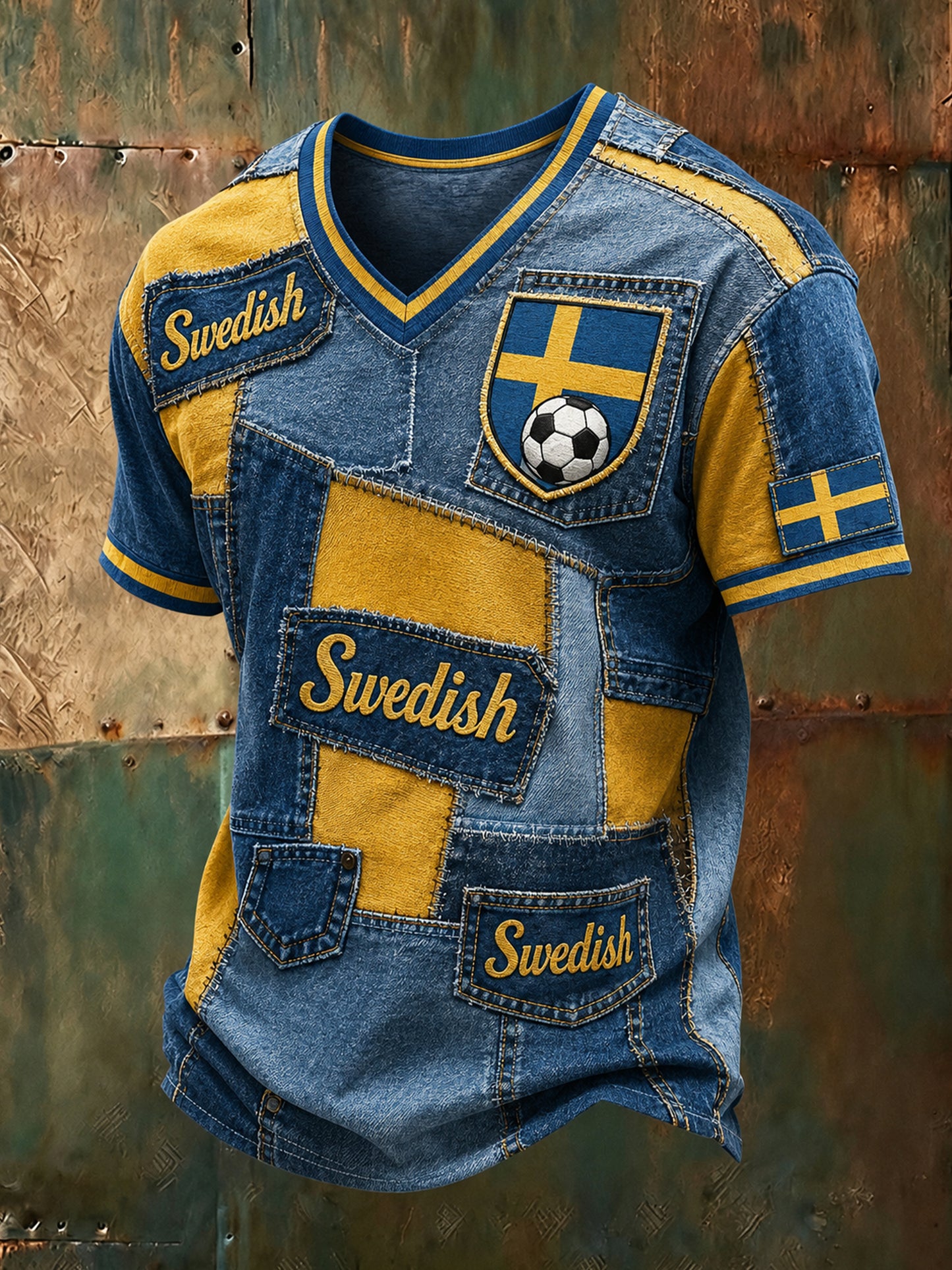 Men's Soccer Match - Cheer Squad Art Print T-shirt