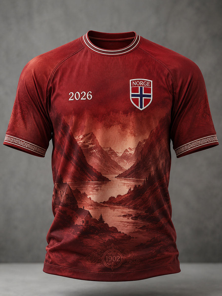 Menns norske fotball-T-skjorter