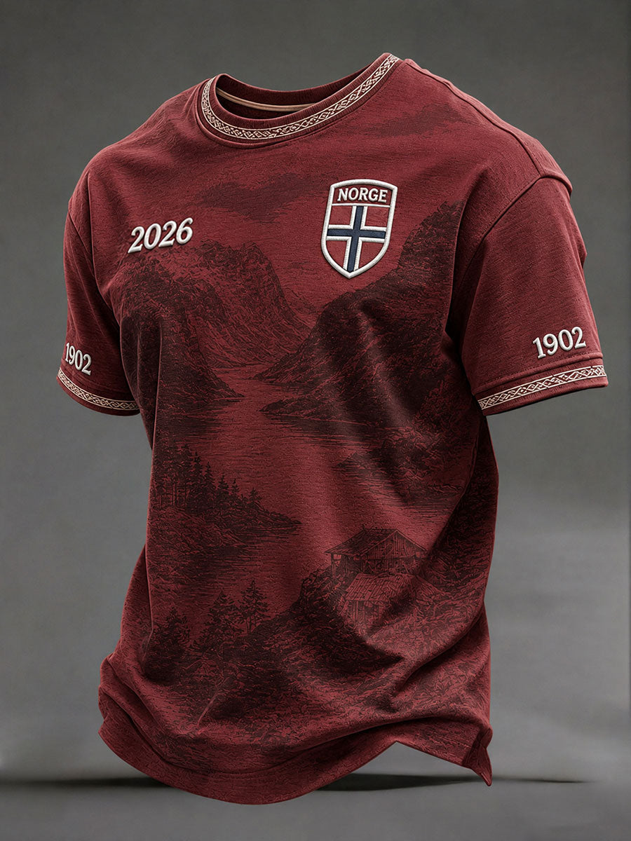 Menns norske fotball-T-skjorter