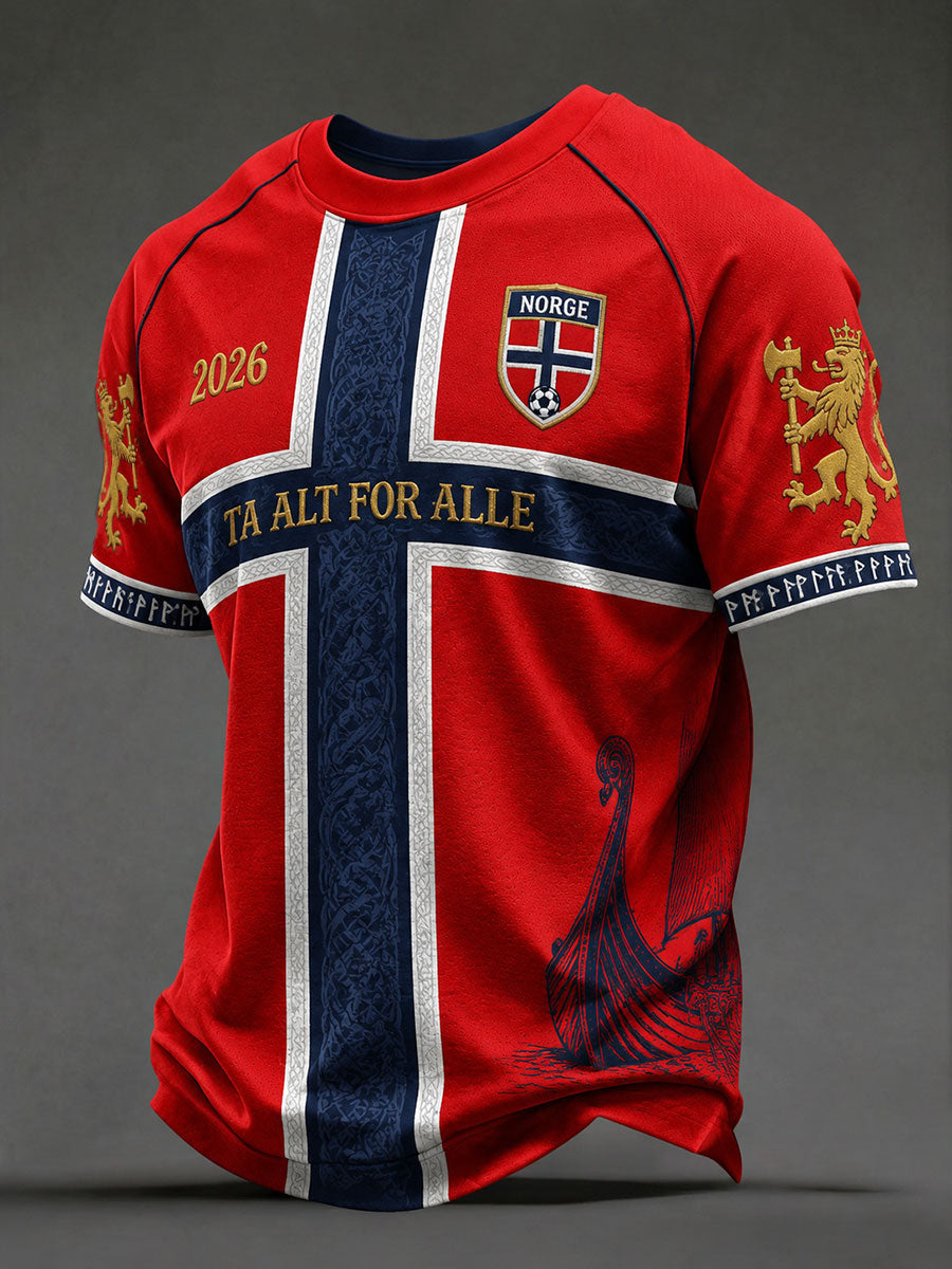 Menns Norge Fotball T-skjorter
