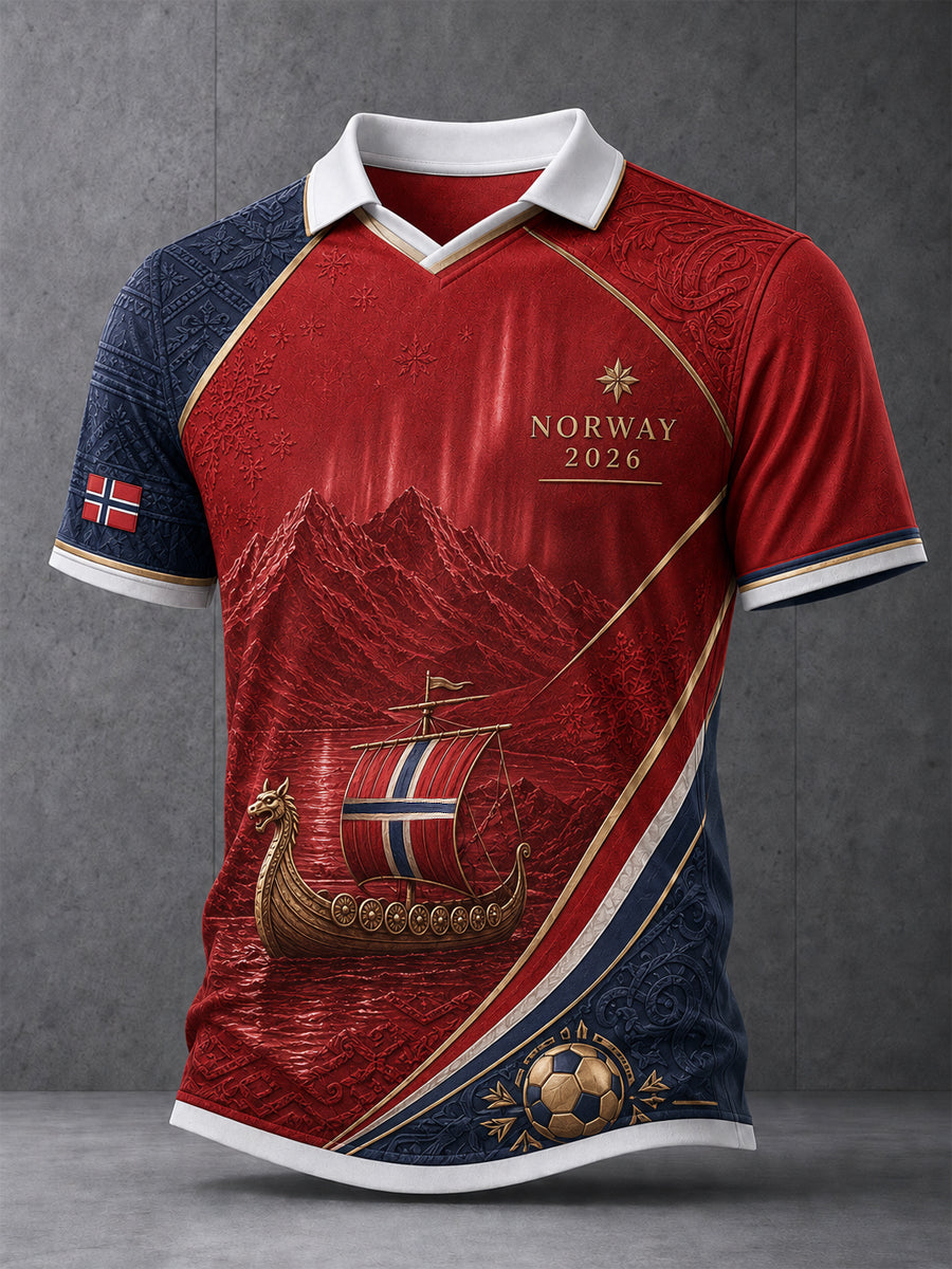 Herre-Norge Classic-fotballtrøye 2026