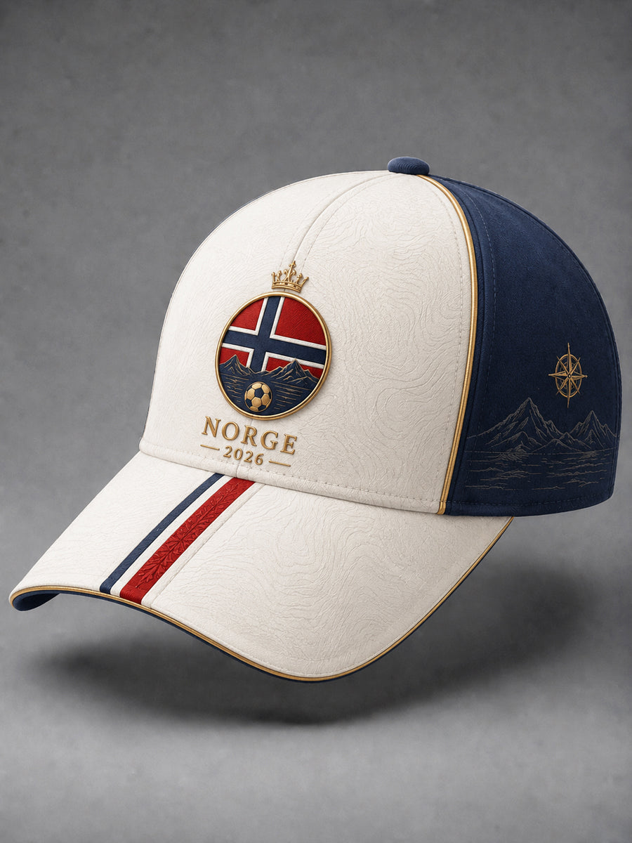 Unisex 2026 Norge Fotball Klassisk Basecap