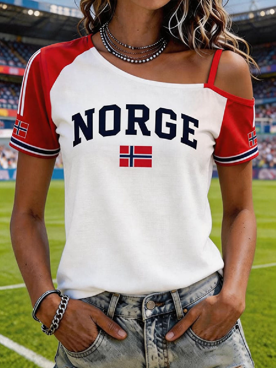 Kvinner Norge T-skjorte