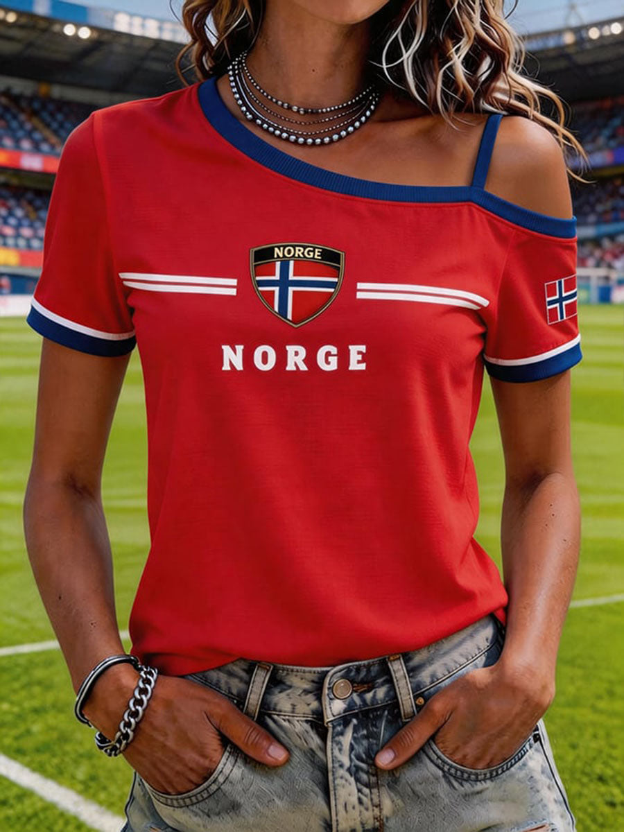 Kvinner Norge T-skjorte