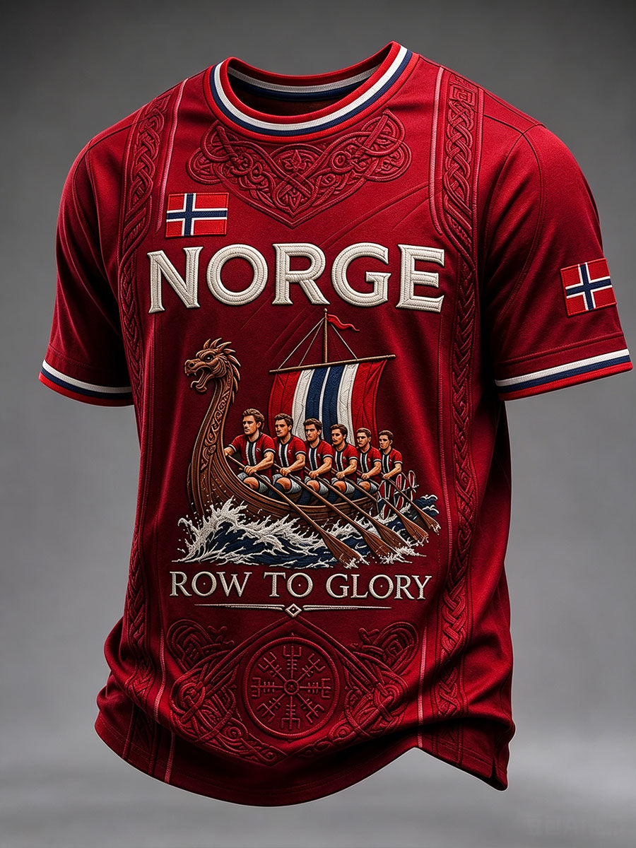 Herr Norge Ror Til Herlighet T-skjorte med korte ermer