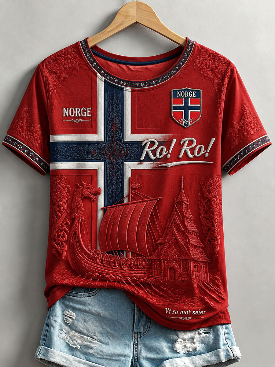 Kvinner Norge Viking T-skjorter