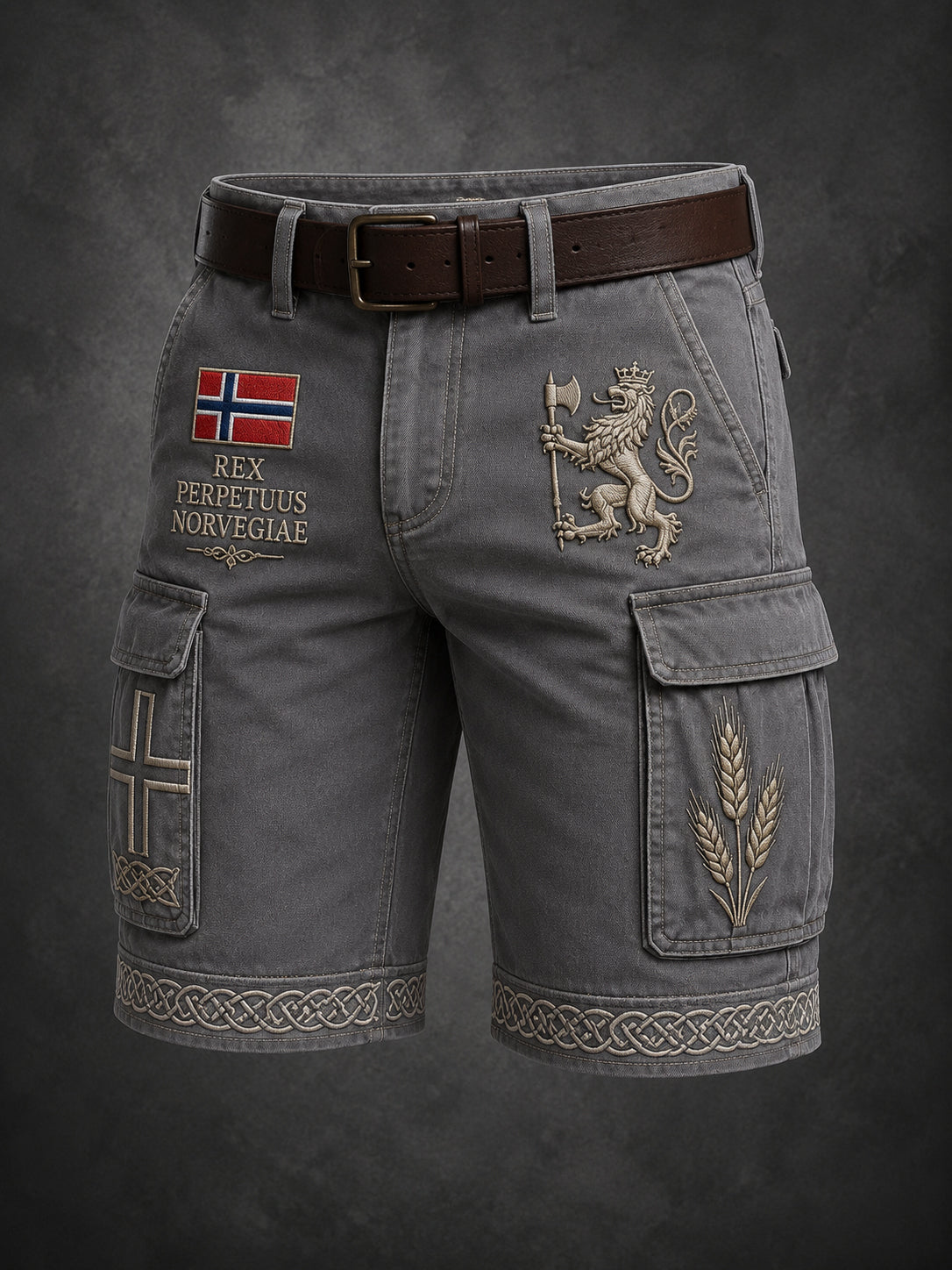 Herrer St. Olavs dag-hyllest kunsttrykk shorts