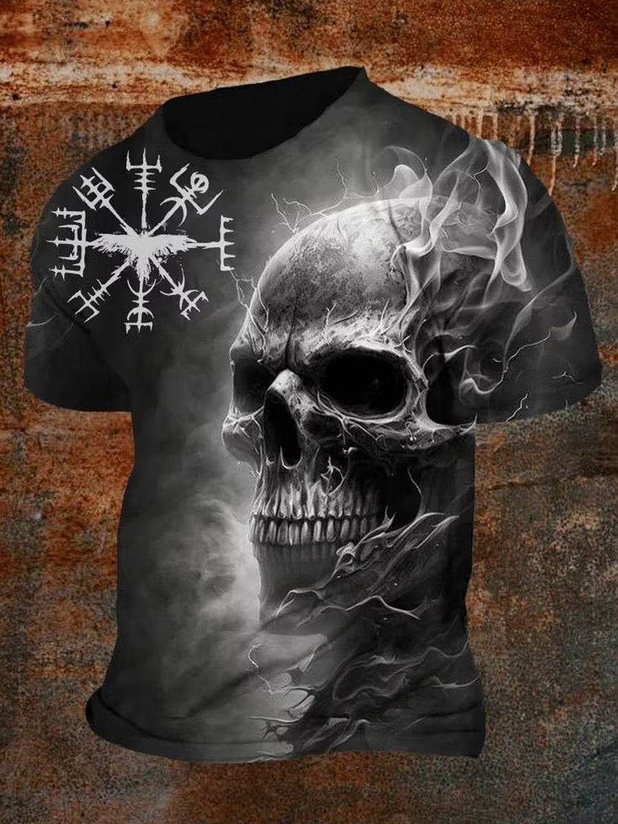 Retro Viking konst Skriv ut Casual Lastbyxor