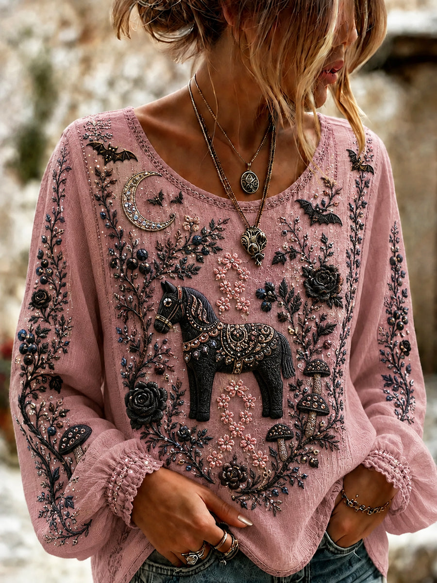 Kvinnors Halloween Bröstcancer medvetenhet T-shirt