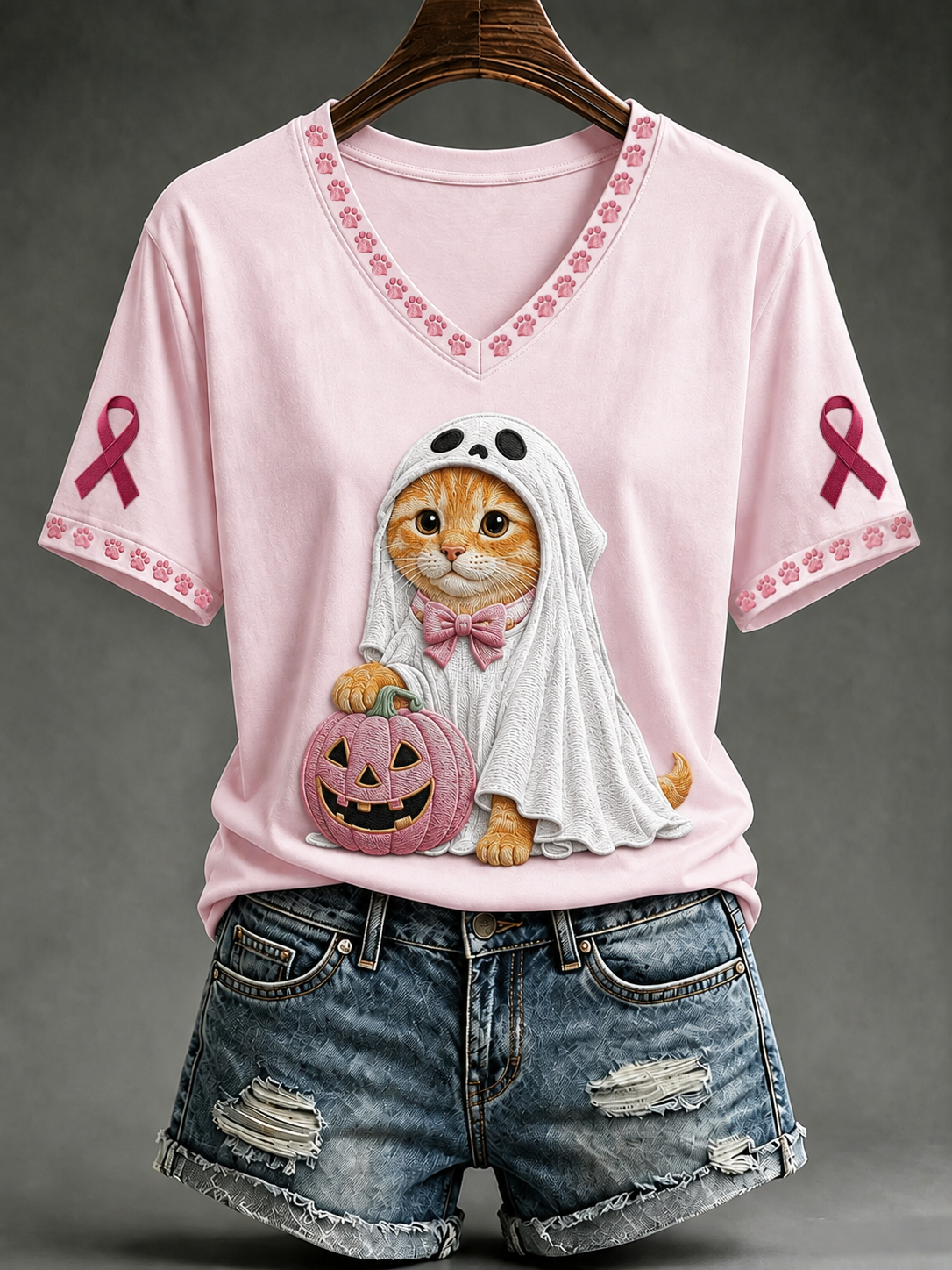 Kvinnors Bröstcancer kortärmad T-shirt