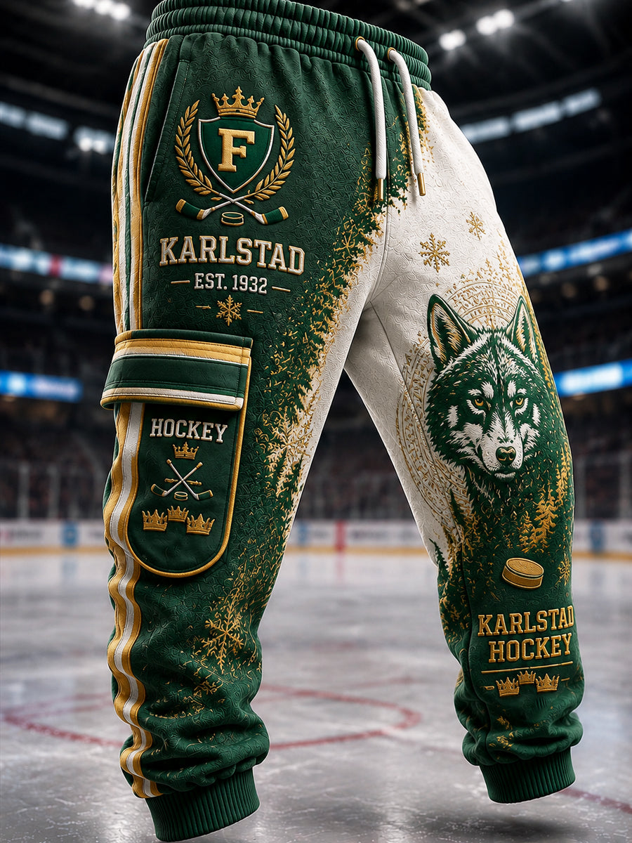 Karlstad Gröna & Vita Hockeyarv Fritidshuskor