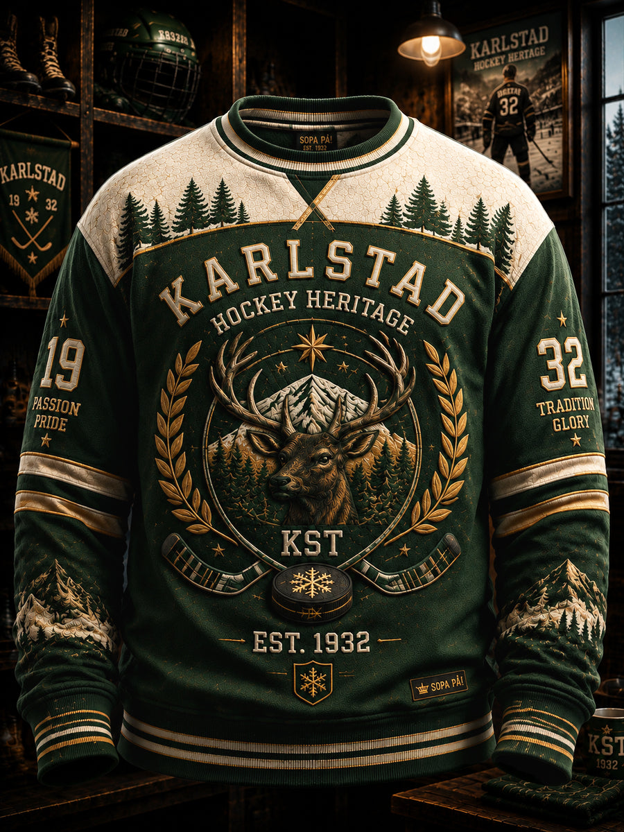 1932 års grön-och-vit hockeyklubbströja