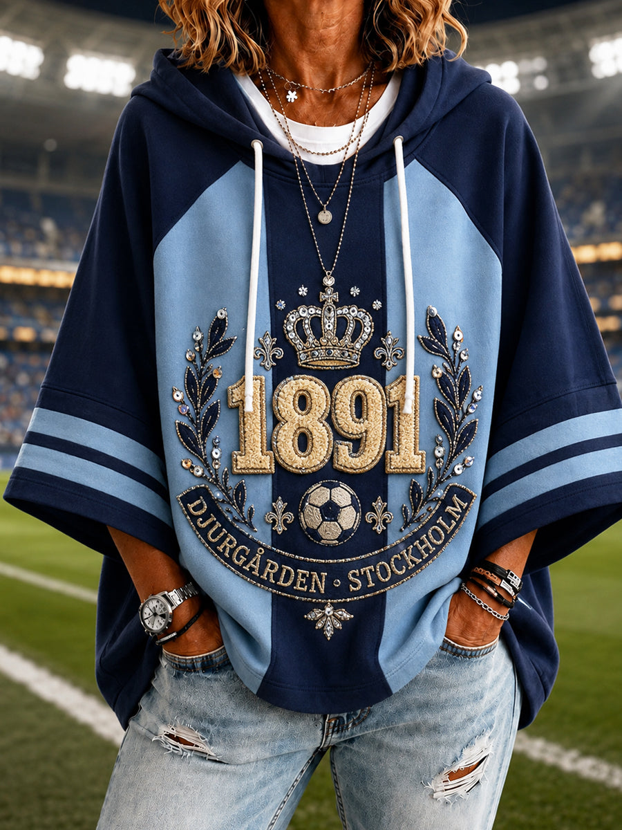 Stockholm Matchdag Blå Hoodie