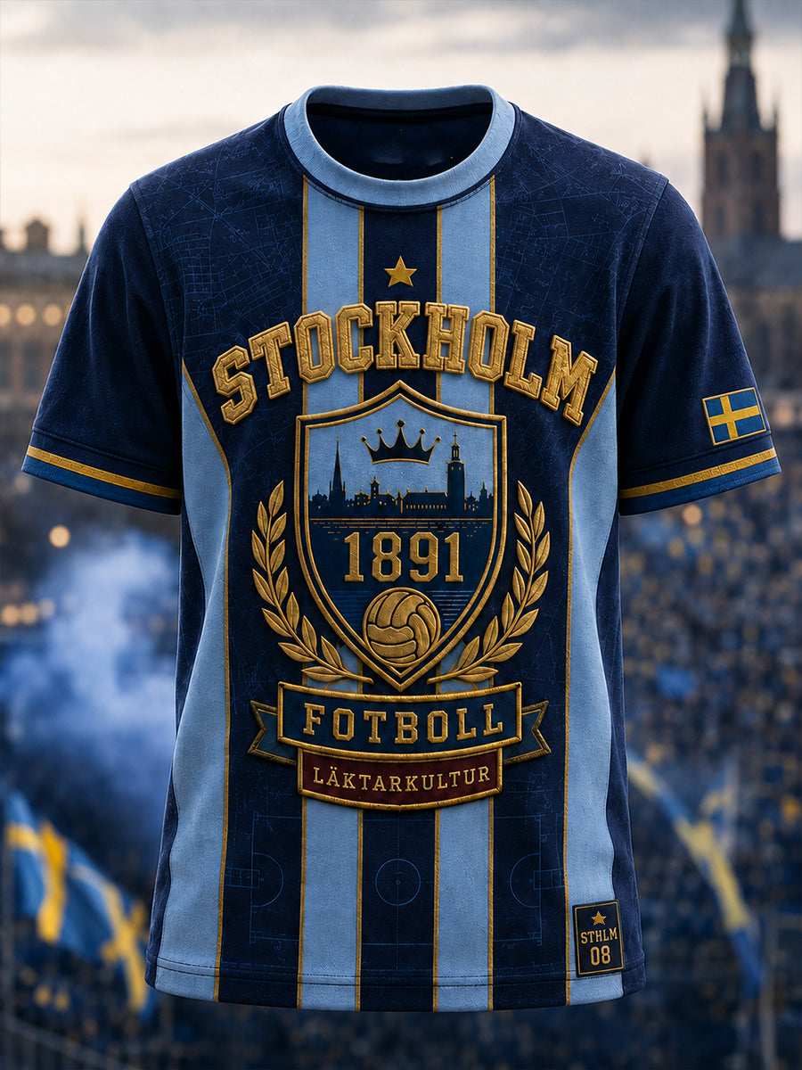 Herrtröja med korta ärmarna från Djurgårdens IF Sverige