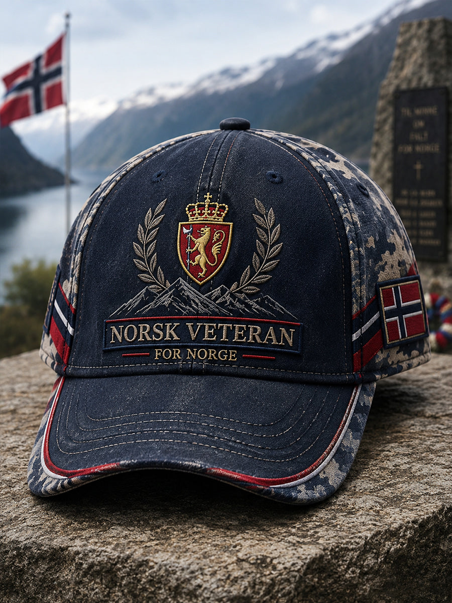 Unisex norsk militær reisehatt