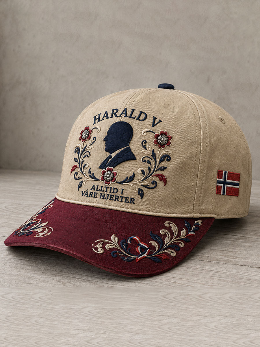 Unisex Norge KONG HARALD V Printet Lue