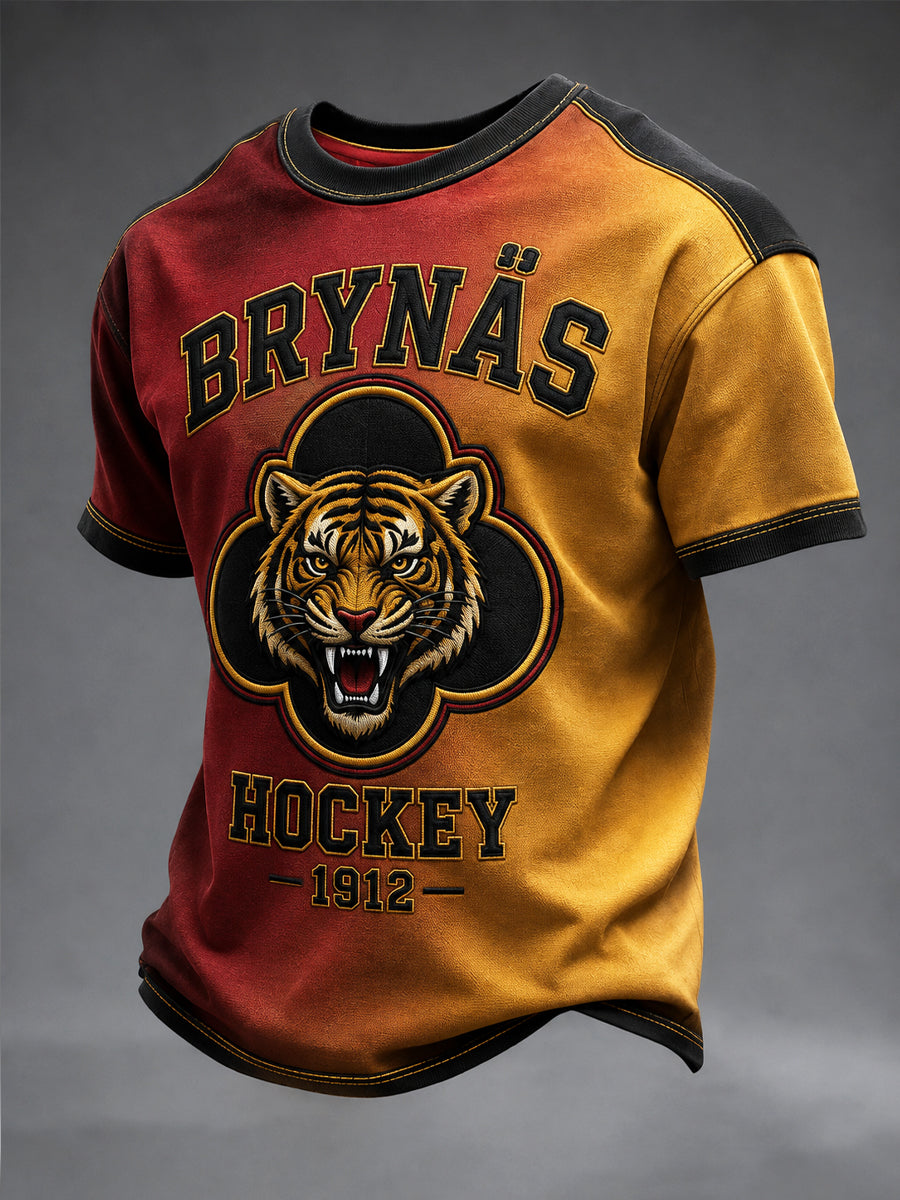 Brynäs Röd-Guld Gradient Tiger Hockeytröja