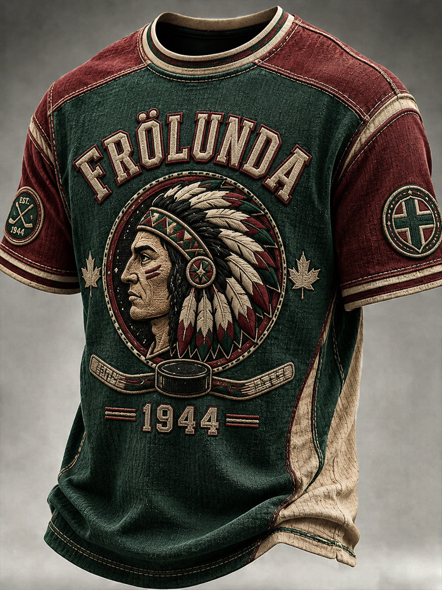 Mäns Frölunda HC 1944 stödja Hockey T-shirt