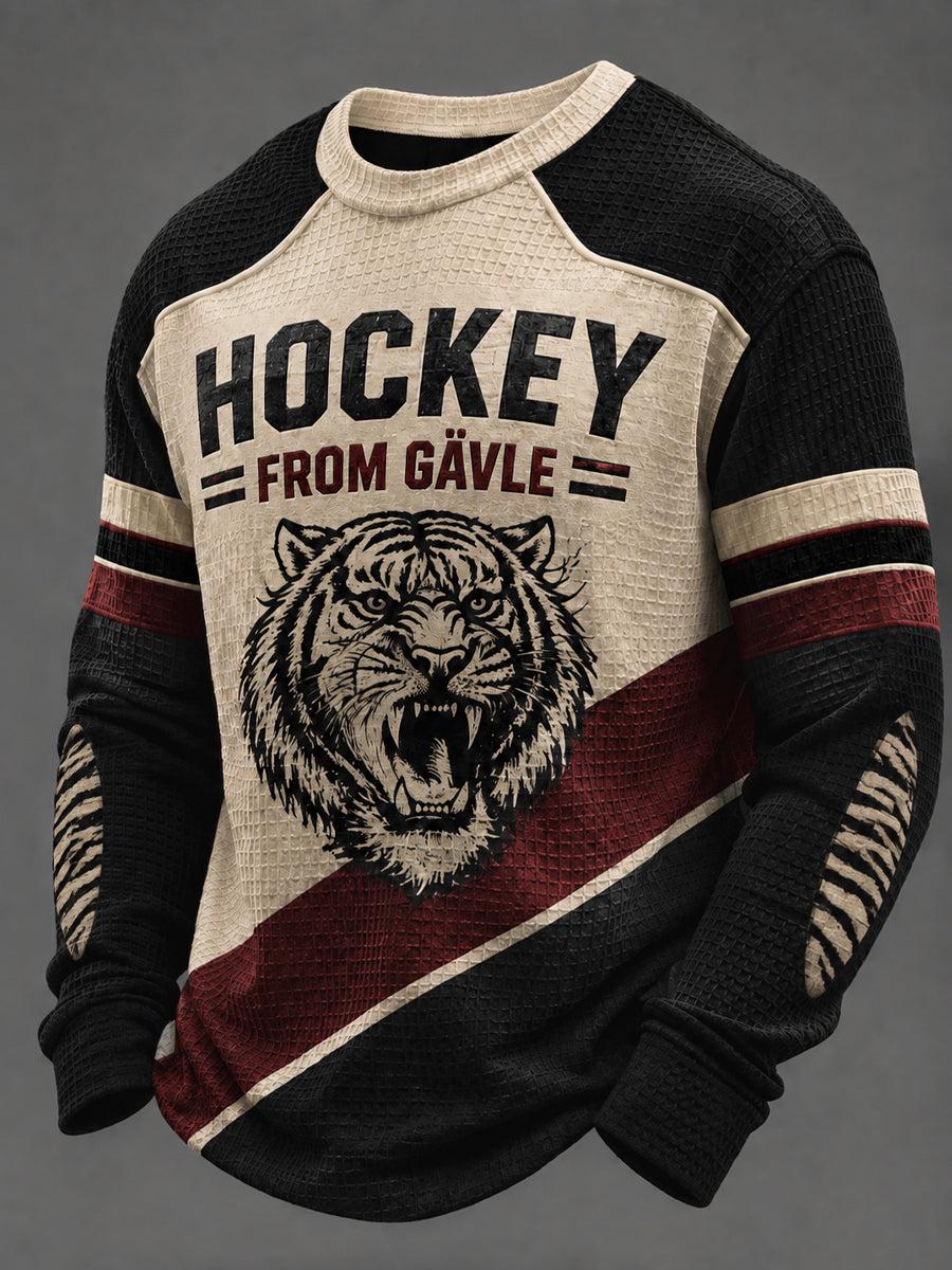 Mäns Brynäs IF 1912 klassisk hockey våffla T-shirt