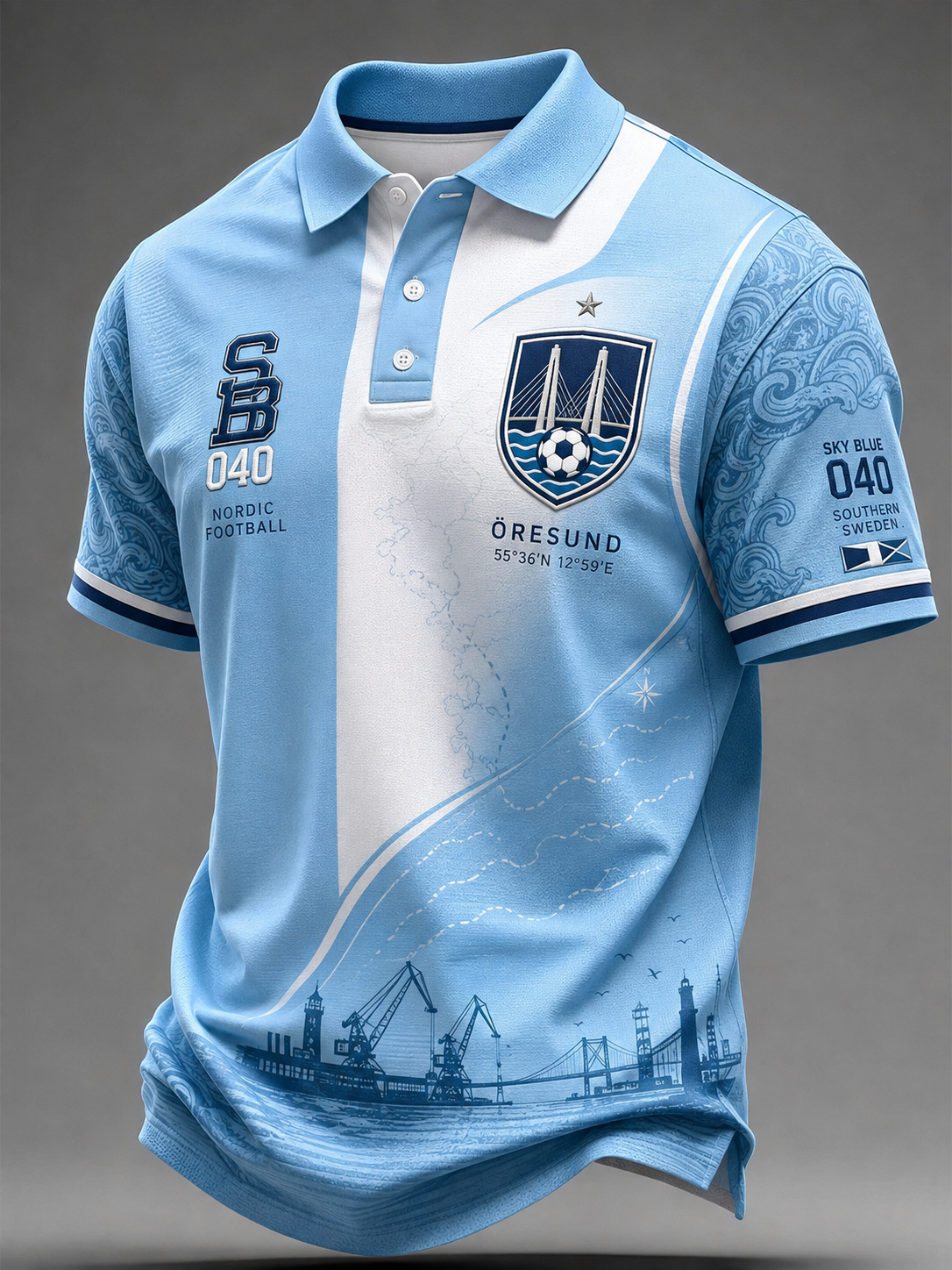 Herr Malmö FF-tröja med korta ärmarna