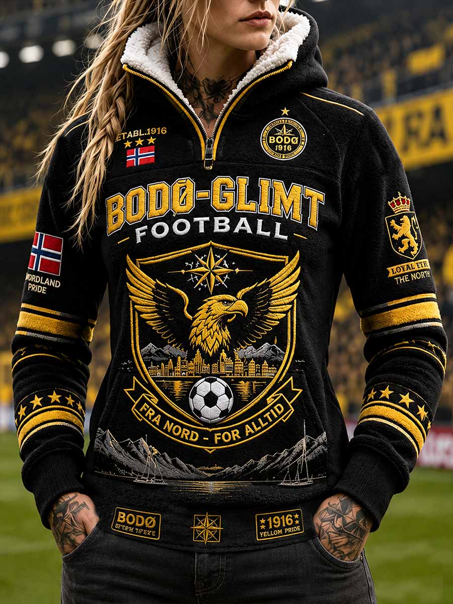 Damefotballgenser fra Bodø Glimt med trykk