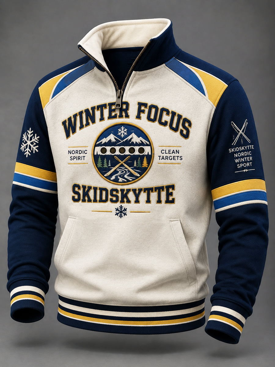 Herrarnas svenska klassiska biathlontröja för högpresterande aktiviteter